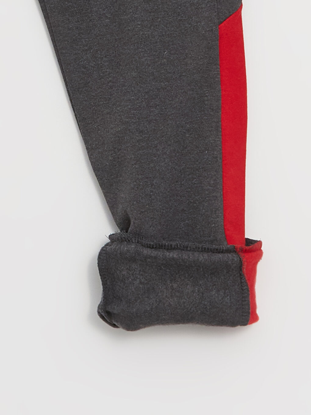 Elastic Waist Boy Jogger Sweatpants with Color Block