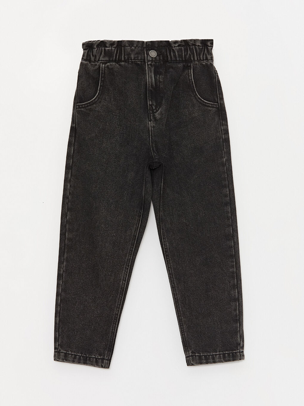 Paperbag jeans for girls outlet