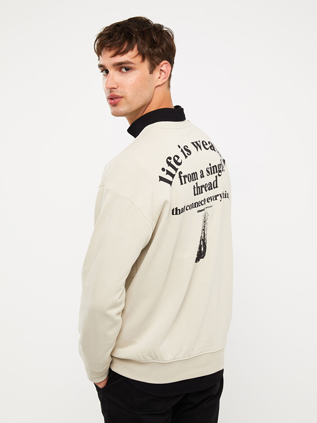 Full sleeve printed men sweatshirt clearance