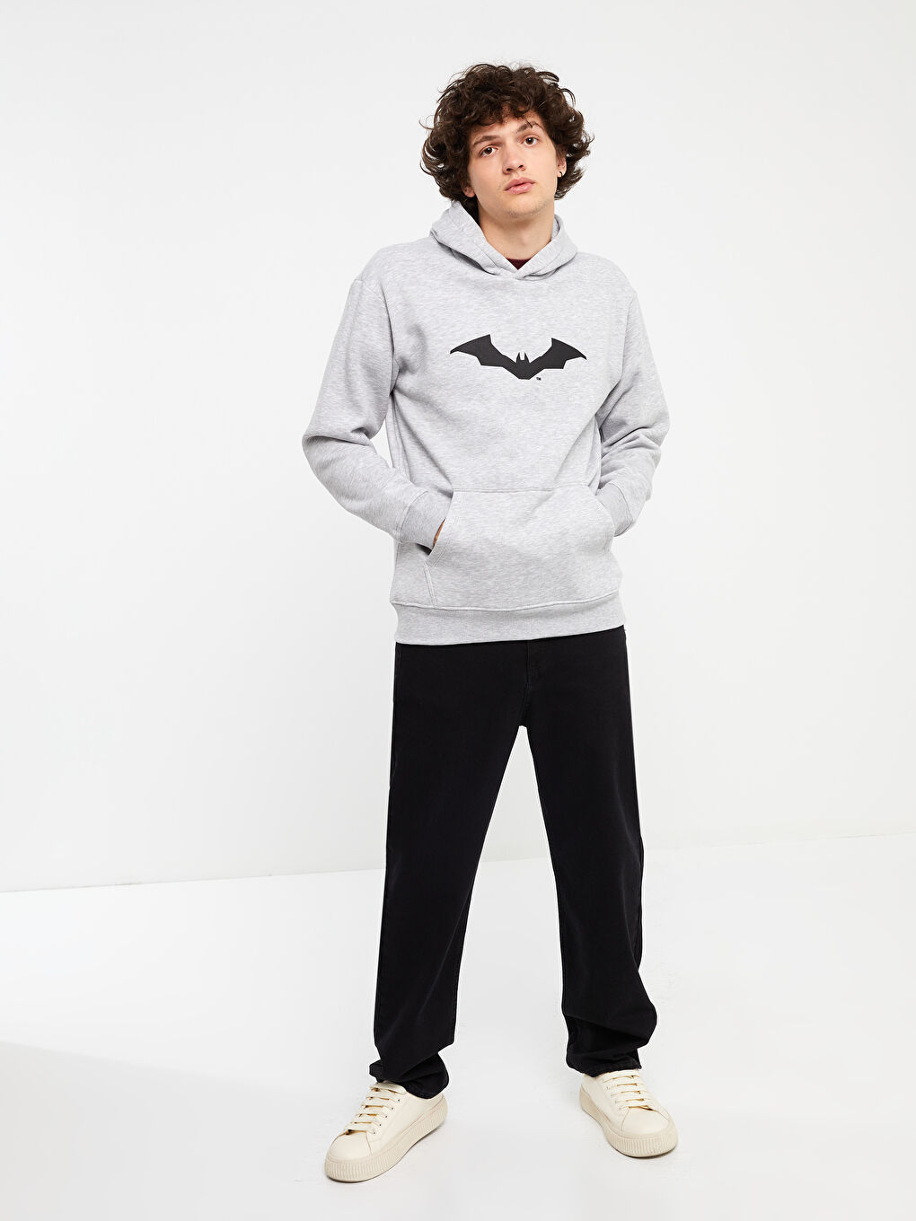人気沸騰ブラドン Long Sleeve Batman Printed Men's Thick Hoodie -W3IN38Z8-LAL 水着・ラッシュガード