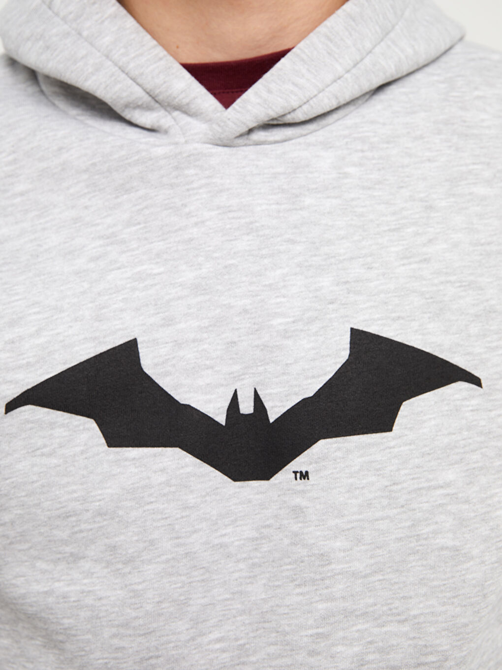 Long Sleeve Batman Printed Men's Thick Hoodie -W3IN38Z8-LAL