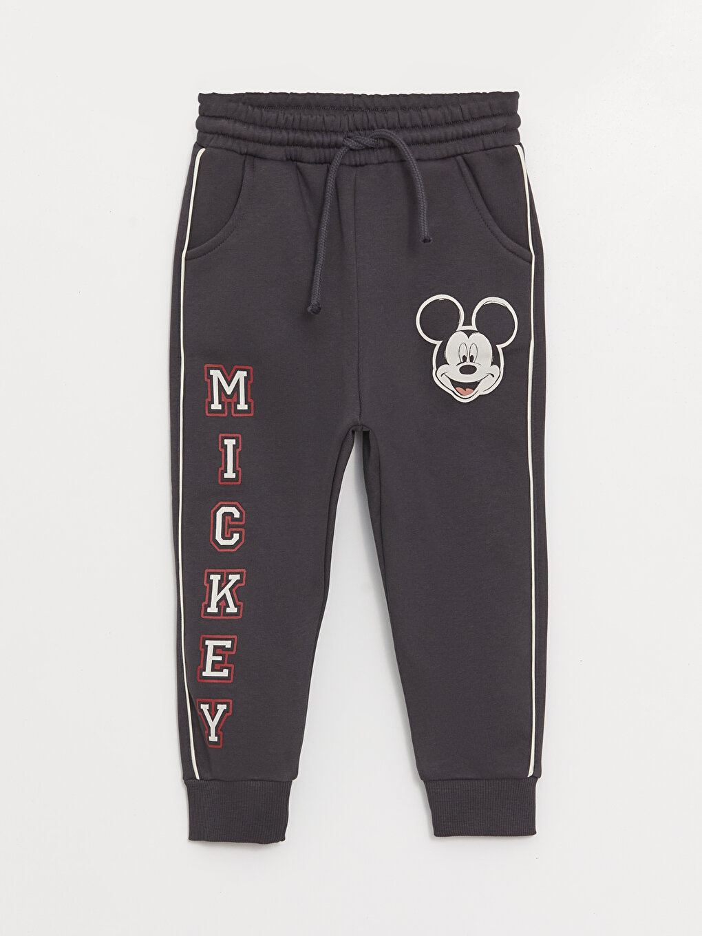 Mickey Mouse Printed Baby Boy Tracksuit Bottom With Elastic Waist