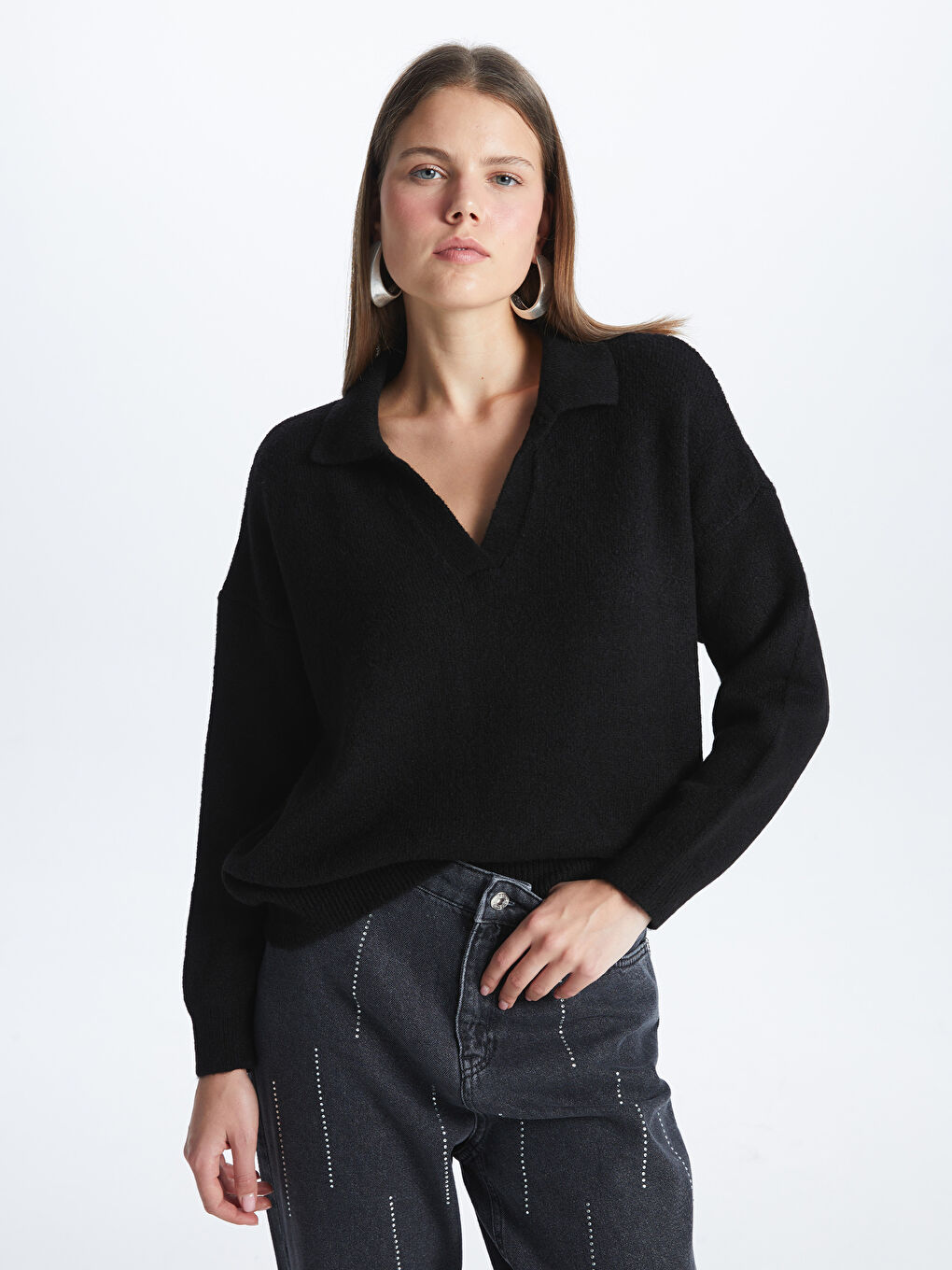 Plain sweater womens deals