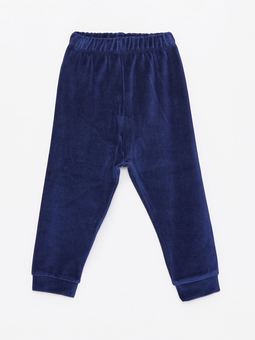 Crew Neck Printed Velvet Baby Boy Pajama Set -W3JP69Z1-CX8 - W3JP69Z1-CX8 -  LC Waikiki