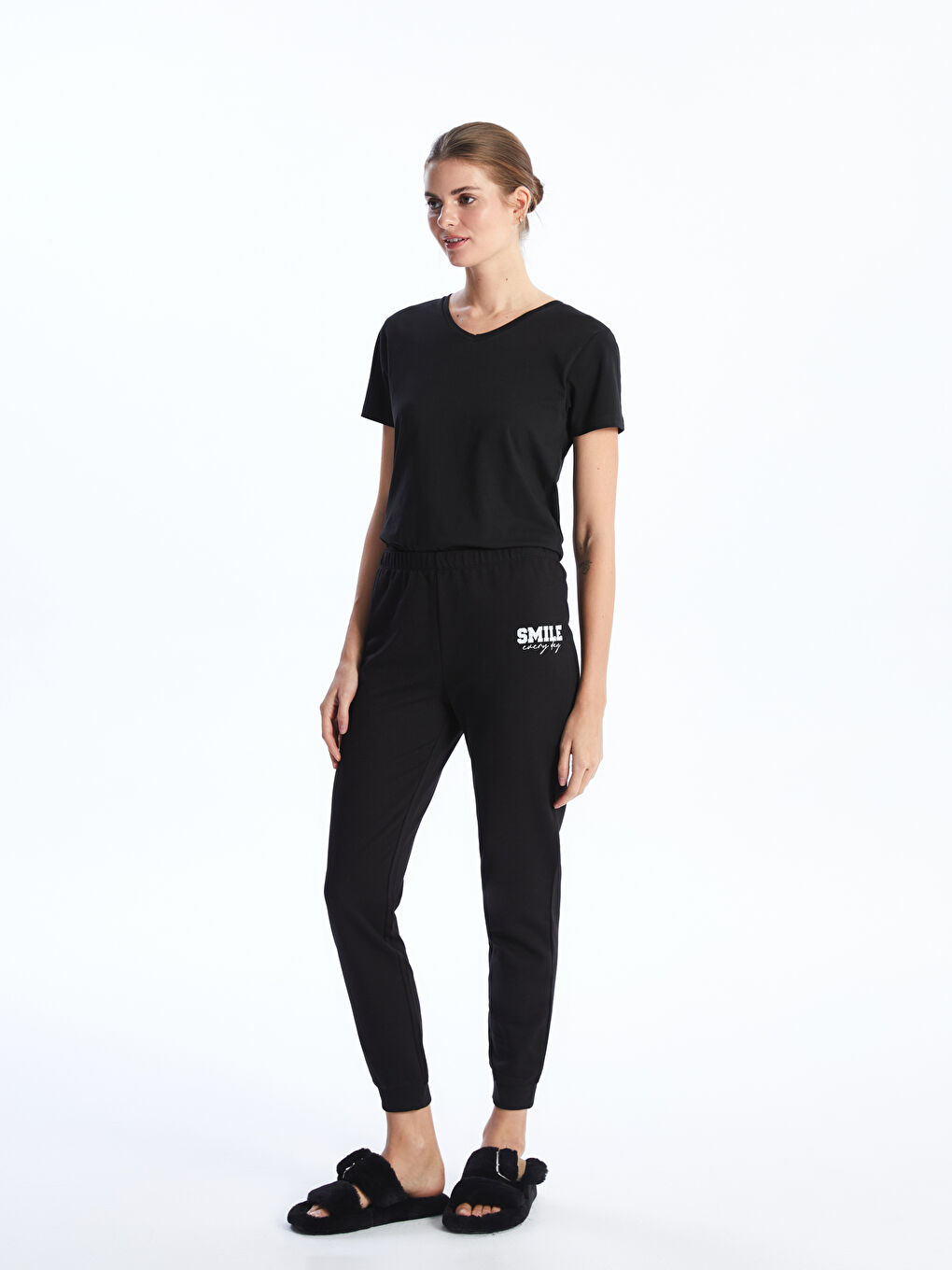 Womens jogger pajama bottoms best sale