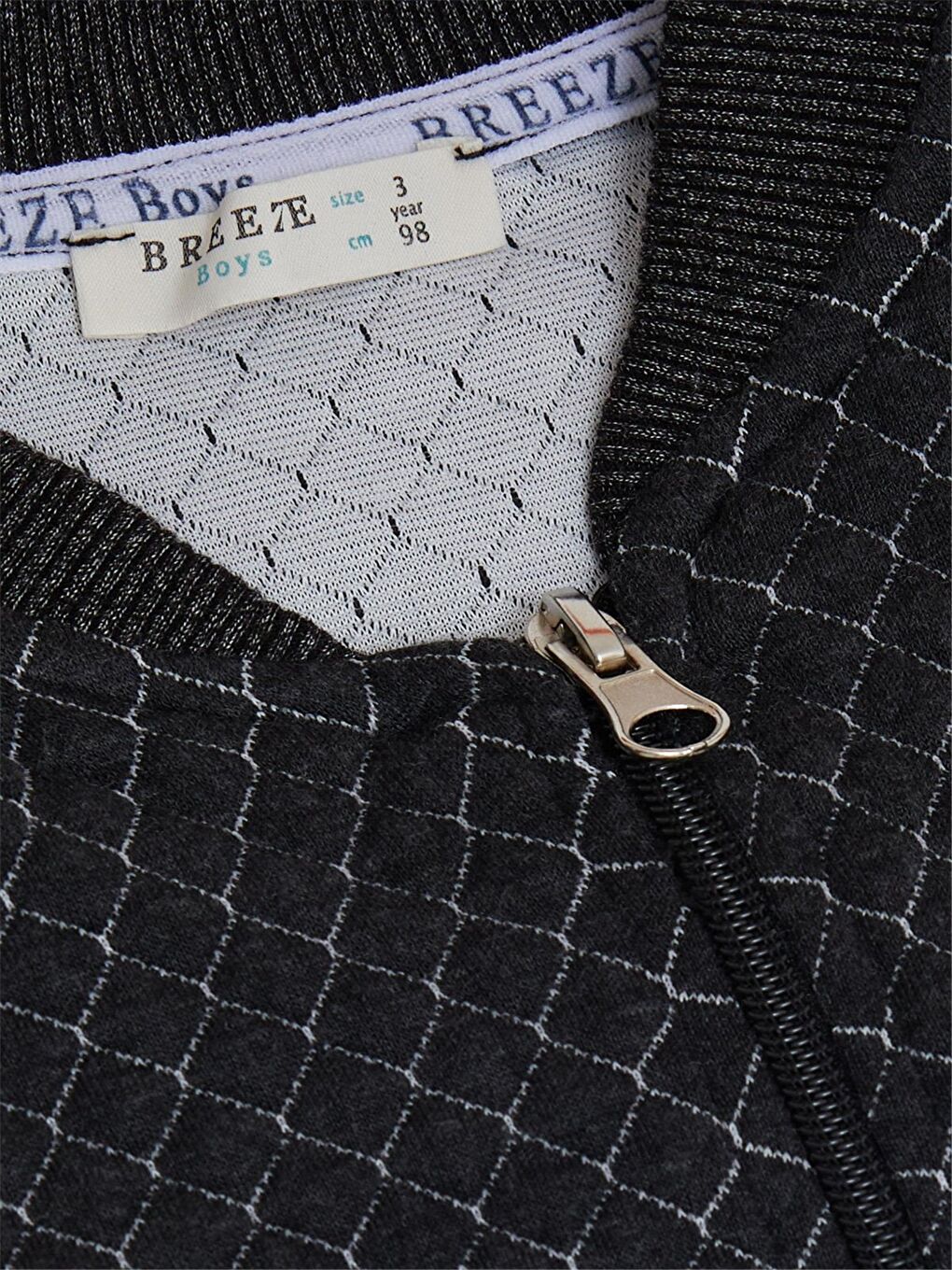 سویشرت زیپ دار پسرانه رگولار بریز W3K659Z4 | Breeze - Image 3