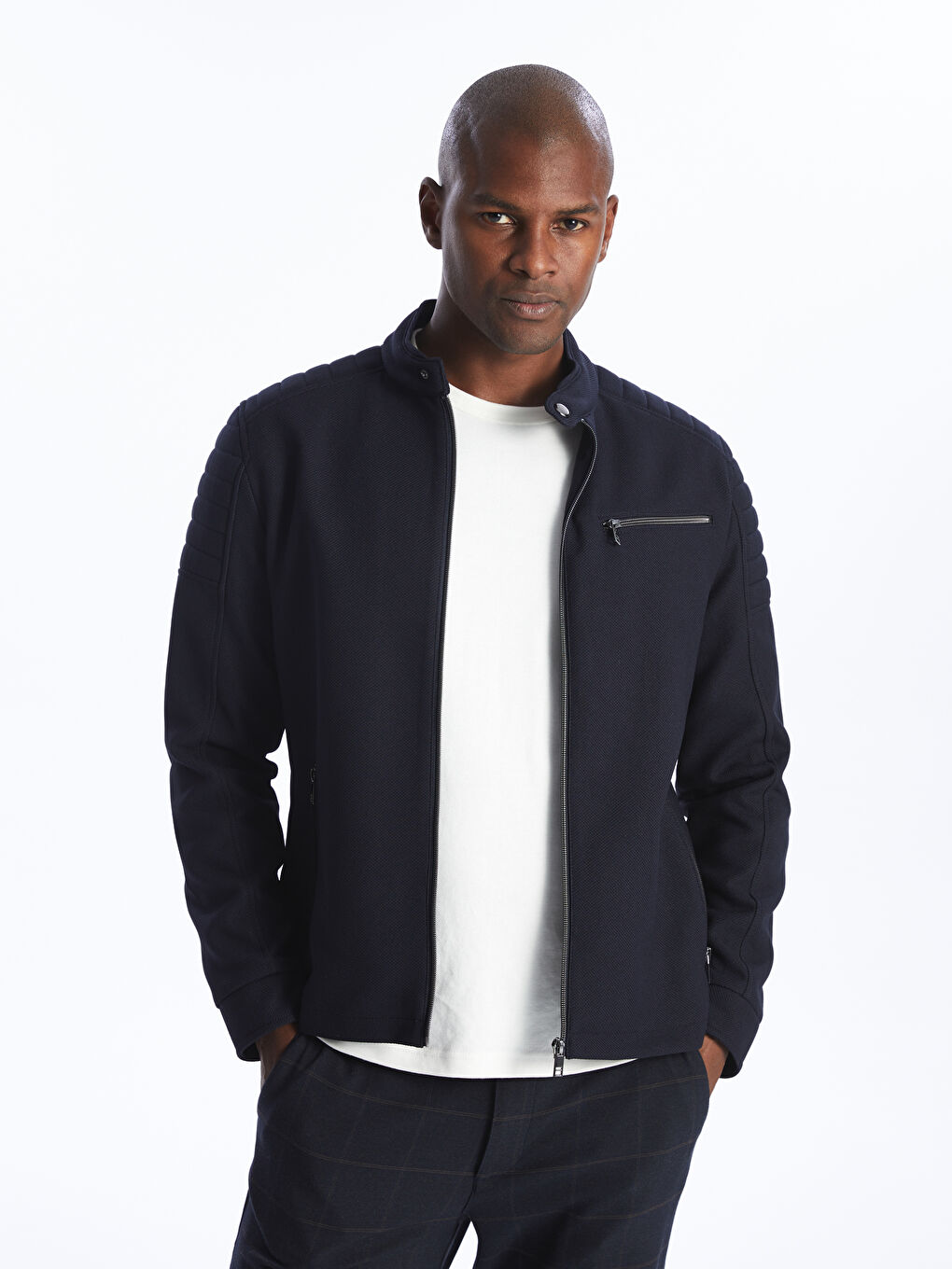 Muscle fit coat hot sale