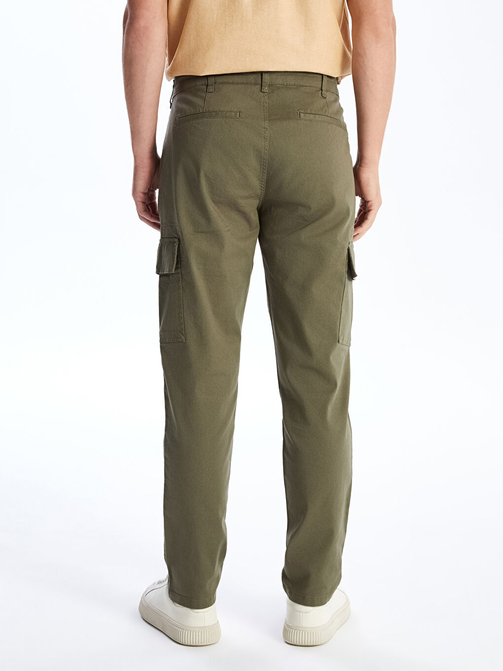 Slim Fit Gabardine Men's Chino Trousers -S40159Z8-F7Z - S40159Z8-F7Z ...