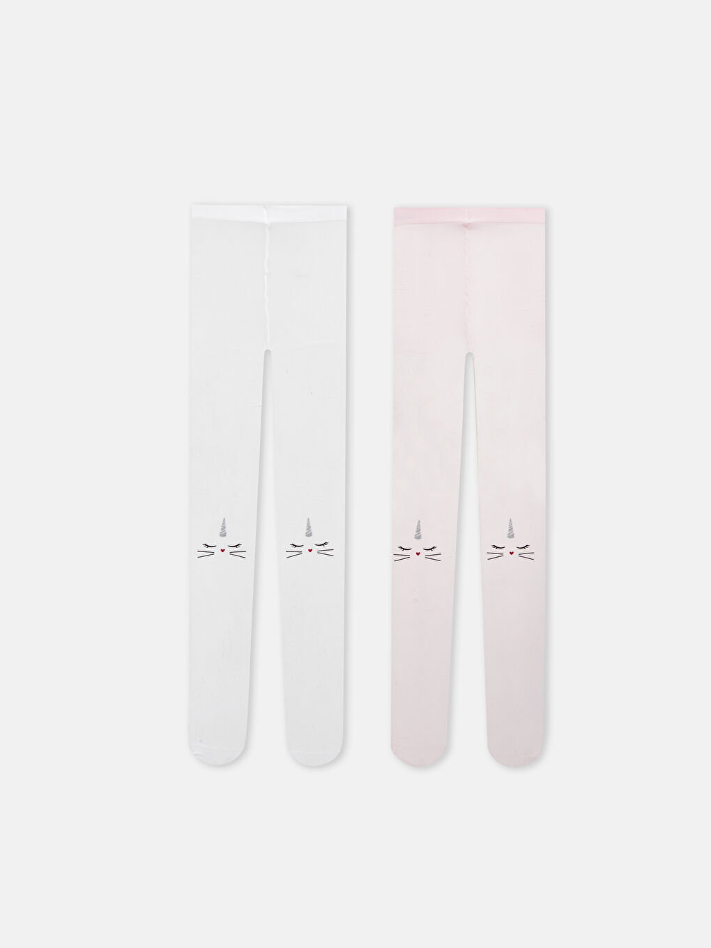 Patterned Girls' Sheer Tights 2-Pack -S40464Z4-FWW Patterned Girls' Sheer Tights 2-Pack -S40464Z4-FWW