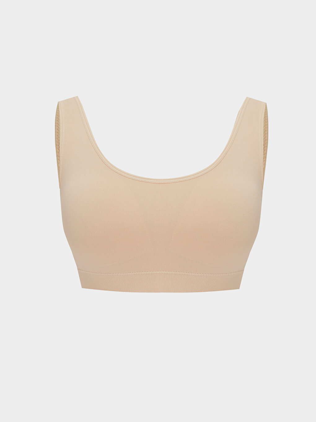 Non-wired Filling Plain Seamless Sports Bra -S40747Z8-D0P
