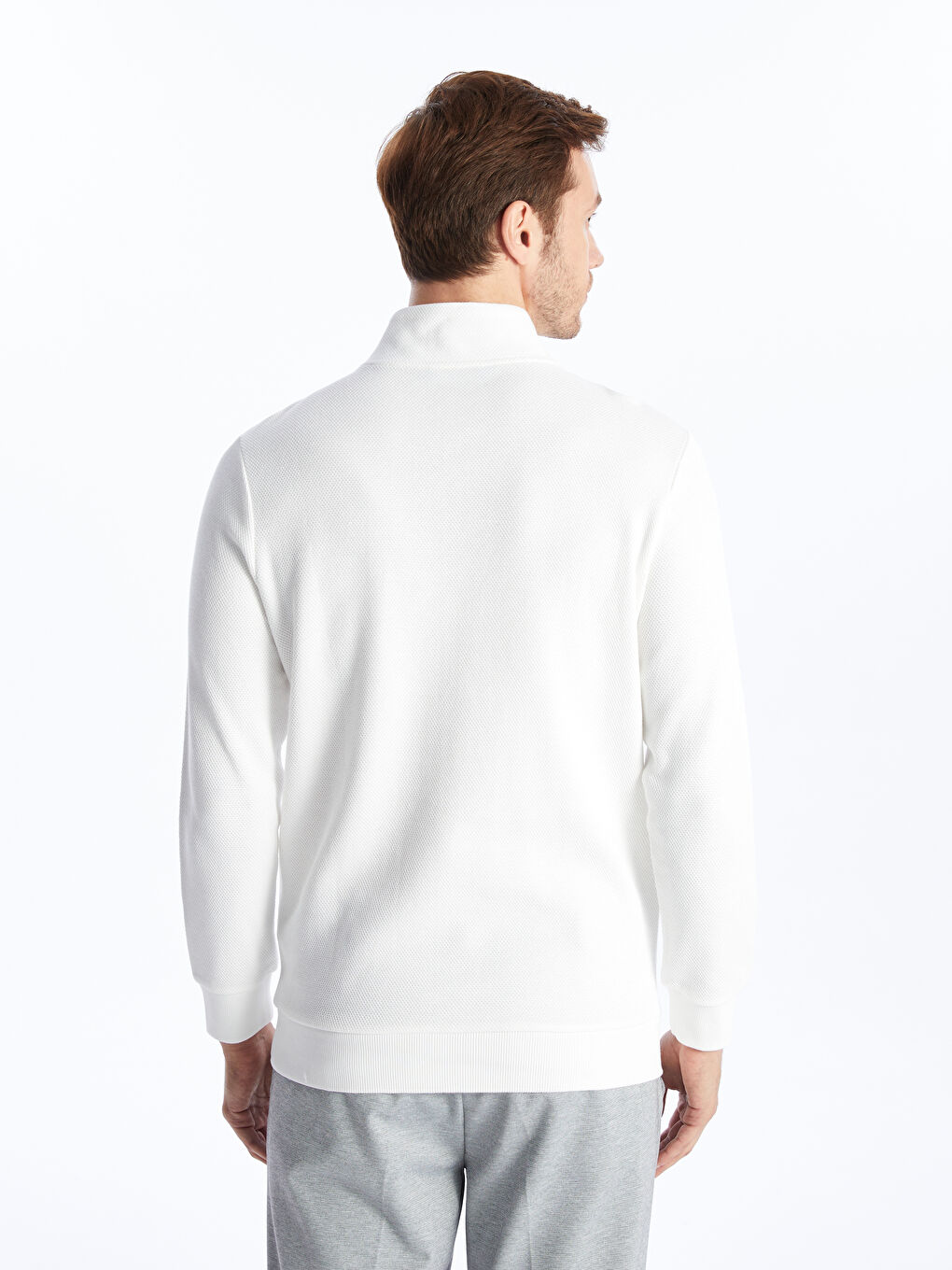 سویشرت مردانه فیت راحت ال سی وایکیکی کلاسیک S40777Z8 | LCWAIKIKI Classic - Image 5