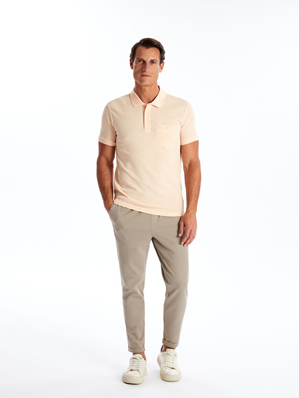 تی شرت مردانه فیت نرمال ال سی وایکیکی کلاسیک S41105Z8 | LCWAIKIKI Classic - Image 2