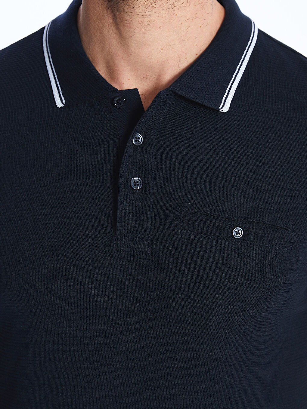 Polo Neck Short Sleeve Men's T-Shirt -S41105Z8-RFH