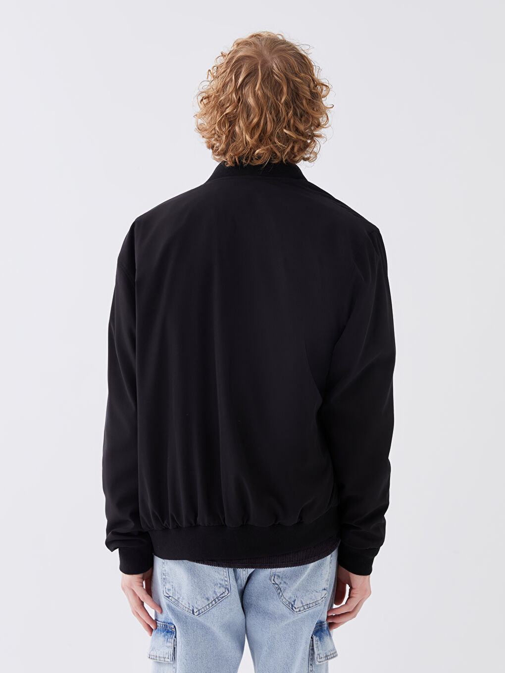 XSIDE Standard Fit College Collar Men's Bomber Jacket