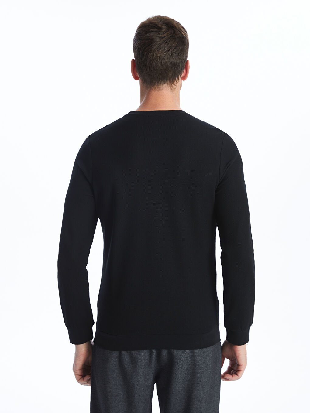 سویشرت مردانه فیت راحت ال سی وایکیکی کلاسیک S41772Z8 | LCWAIKIKI Classic - Image 5