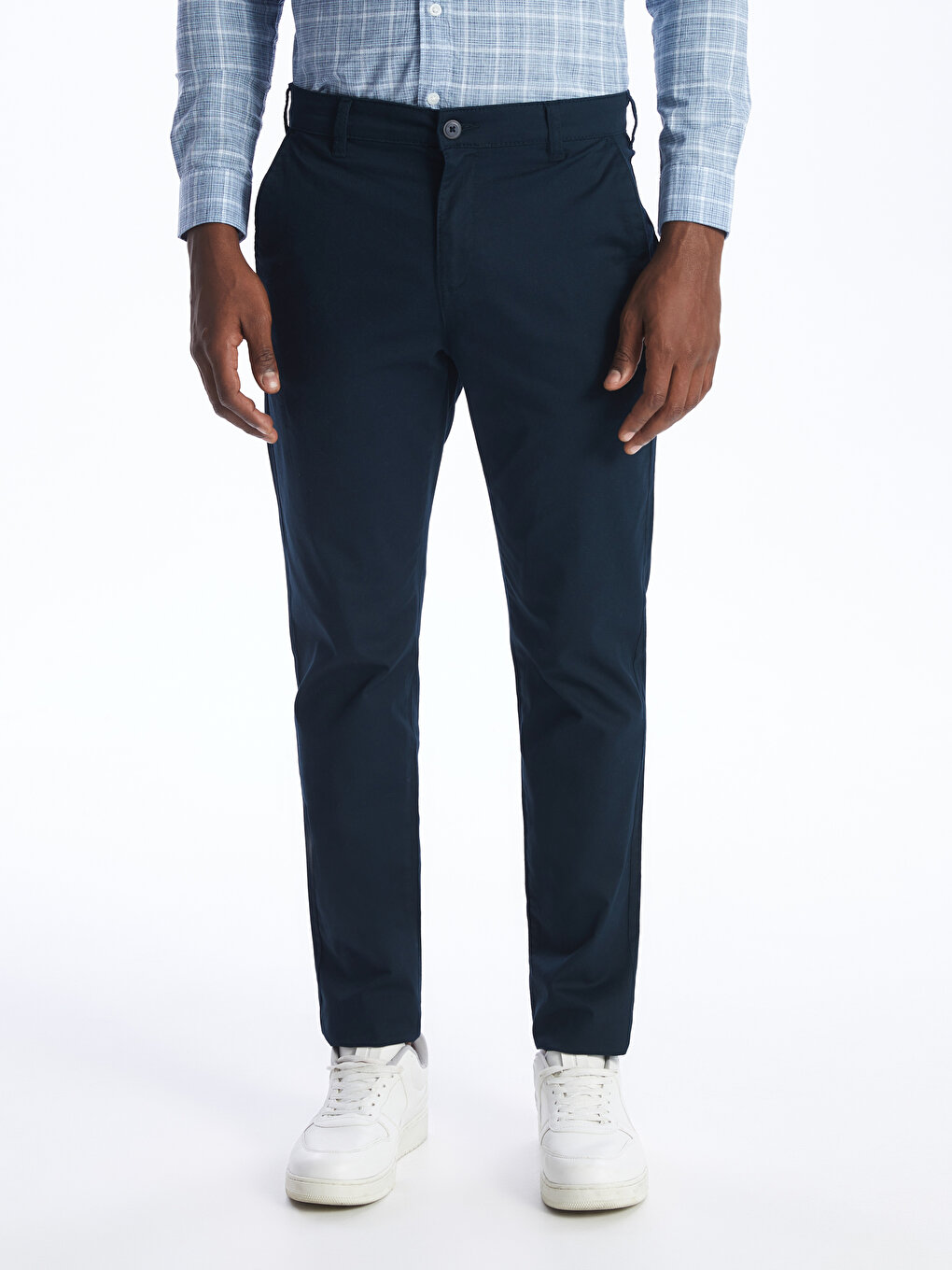 Slim Fit Gabardine Men's Chino Trousers -S43880Z8-KN7 - S43880Z8-KN7 - LC  Waikiki
