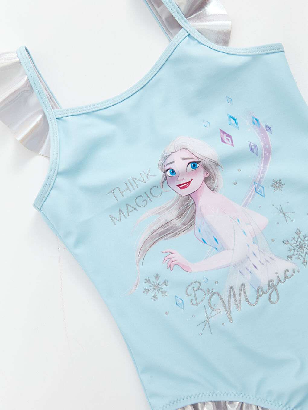 LC WAIKIKI Quick-Dry Elsa Printed Girls' Swimsuit -S44881Z4-V0J