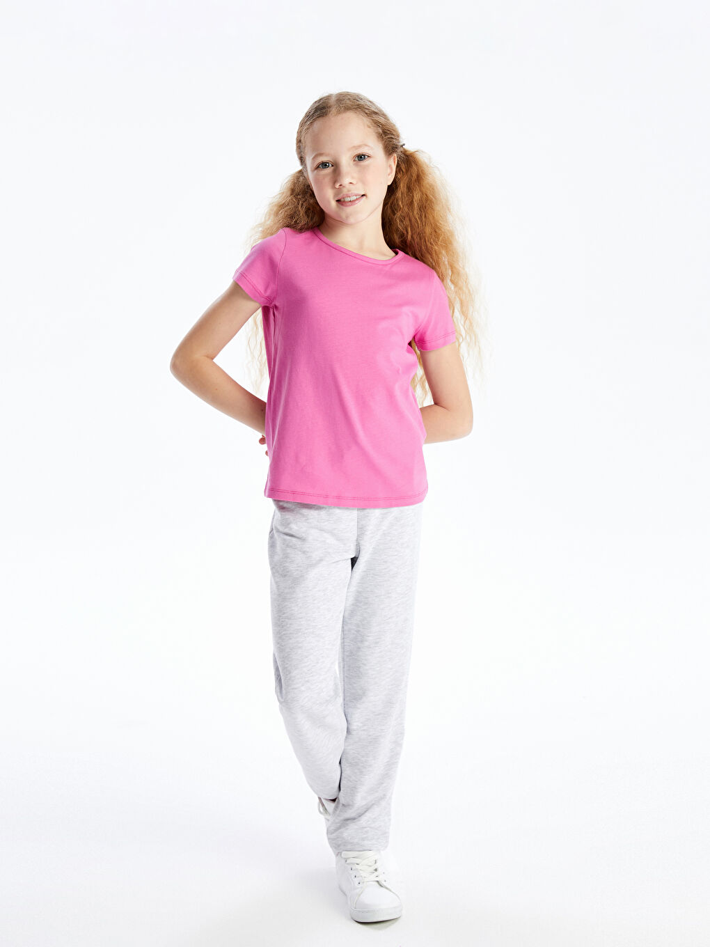 Pantalon de survetement basique taille elastique pour fille S46319Z4 D5C S46319Z4 D5C LC Waikiki