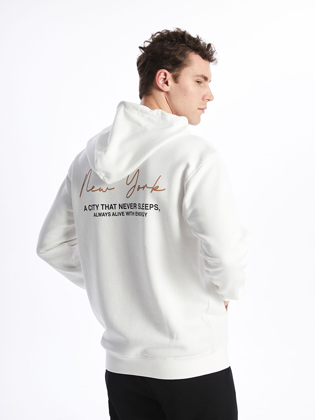 上等な Long Sleeve -S46777Z8-EEW Hoodie Thick Men's Printed 帽子