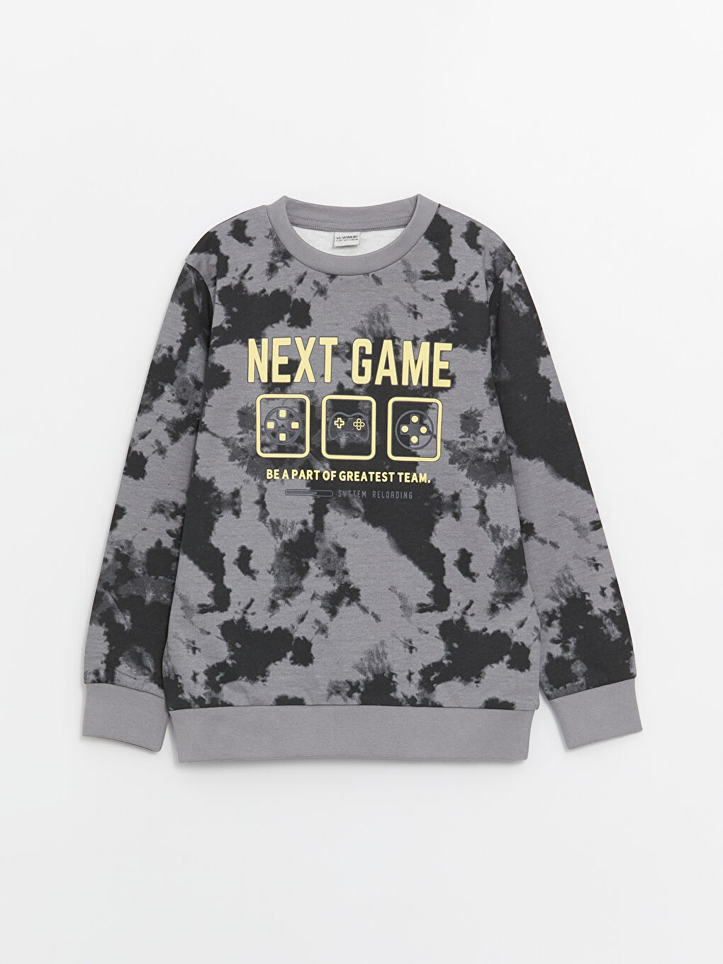 Crew Neck Printed Long Sleeve Boy Sweatshirt -S46982Z4-LQ9 - S46982Z4-LQ9 -  LC Waikiki