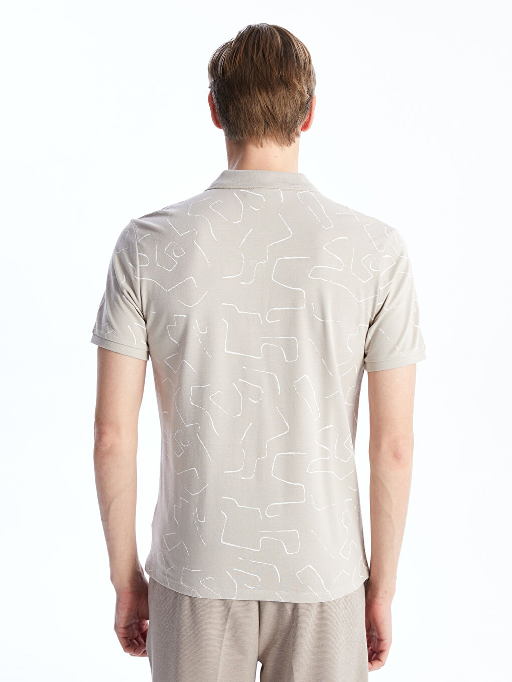 Polo Neck Short Sleeve Pike Men's T-shirt -S47073Z8-HZZ Polo Neck Short Sleeve Pike Men's T-shirt -S47073Z8-HZZ