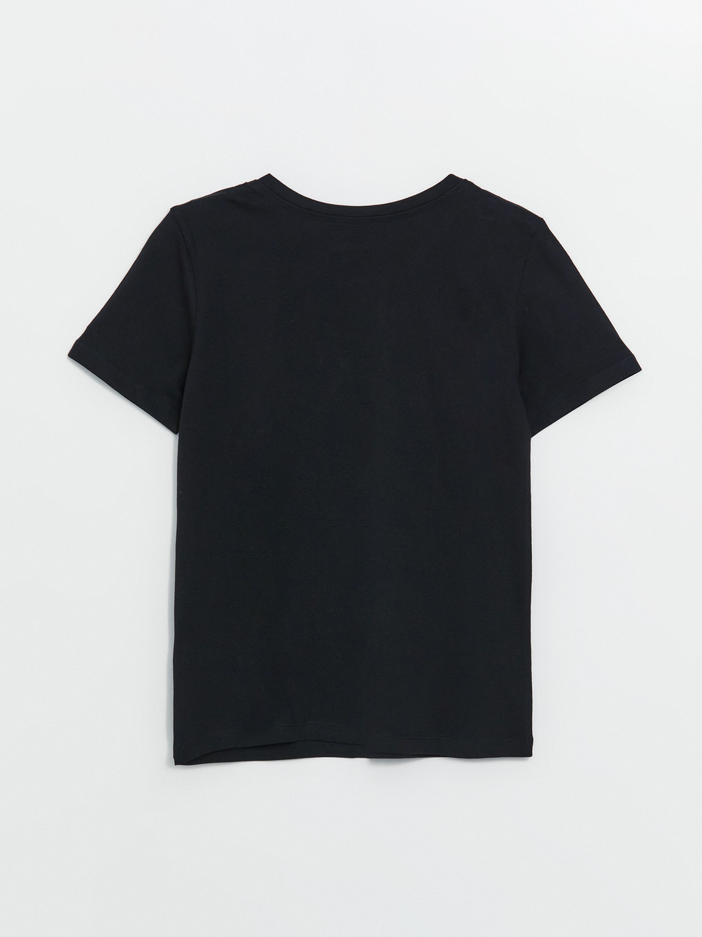 T-shirt Femme Col Rond Imprimé Turquie - Manches Courtes, Coupe Ajustée, Style Décontracté Printemps/été