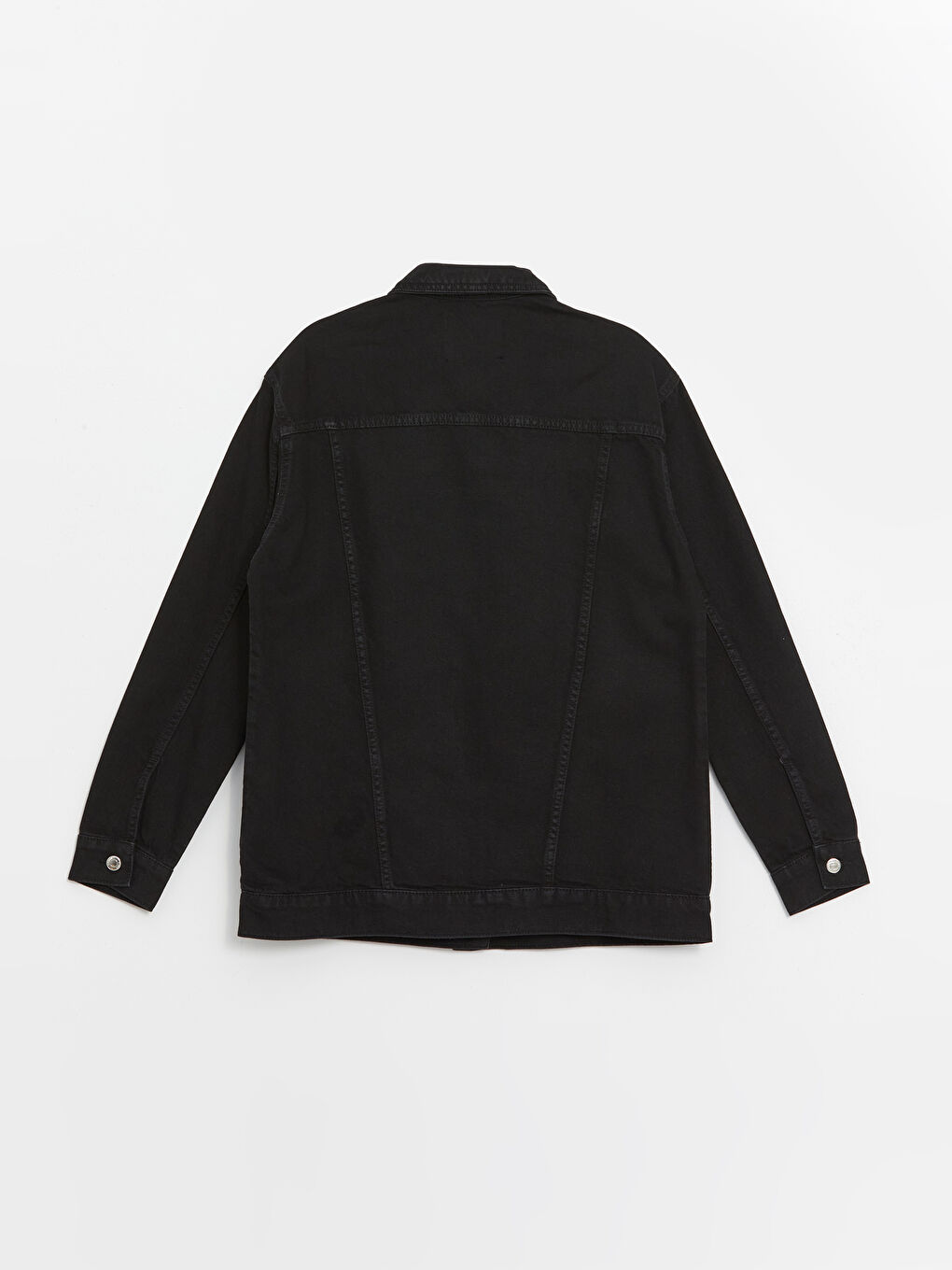 Plain black new arrivals jean jacket