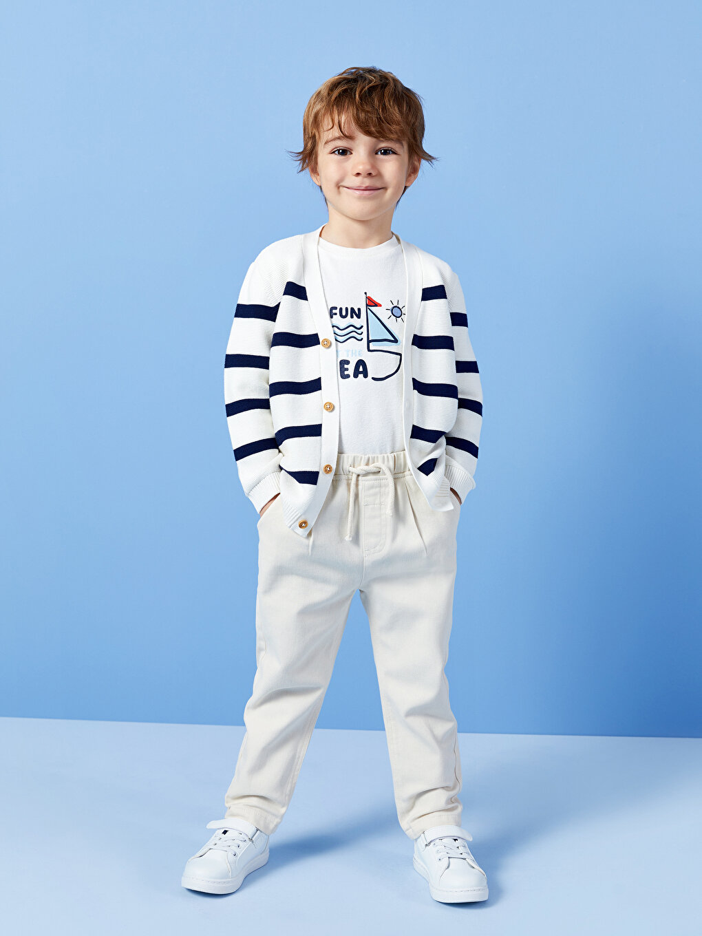 Small Baby Boy White Trousers Sitting Stock Photo 390989404 | Shutterstock