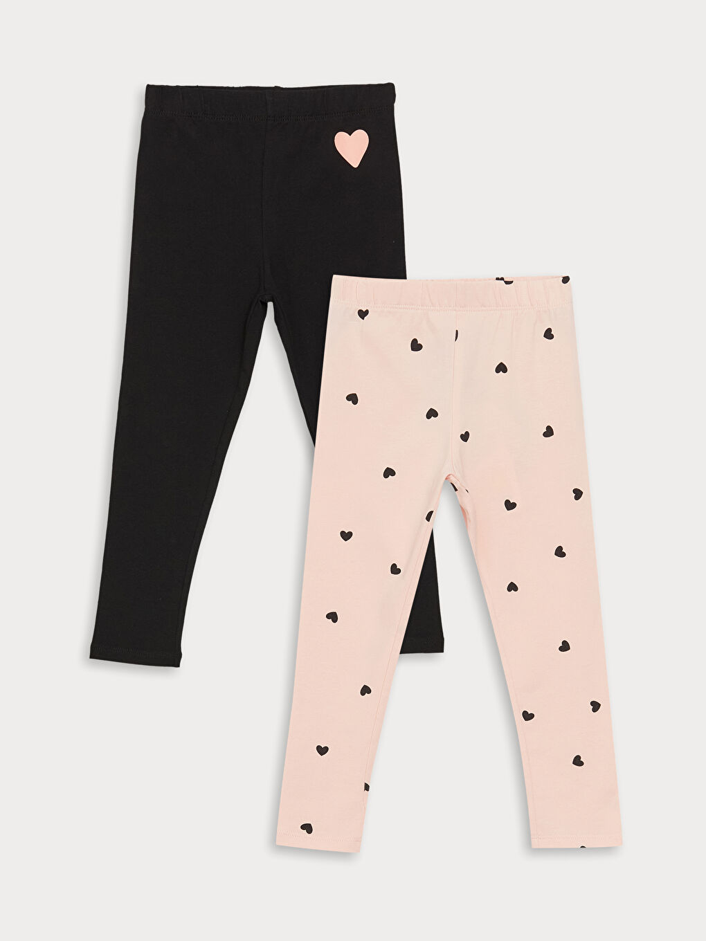 Elastic Waist Patterned Baby Girl Tights 2 Pack S49335Z1 LT4 S49335Z1 LT4 LC Waikiki