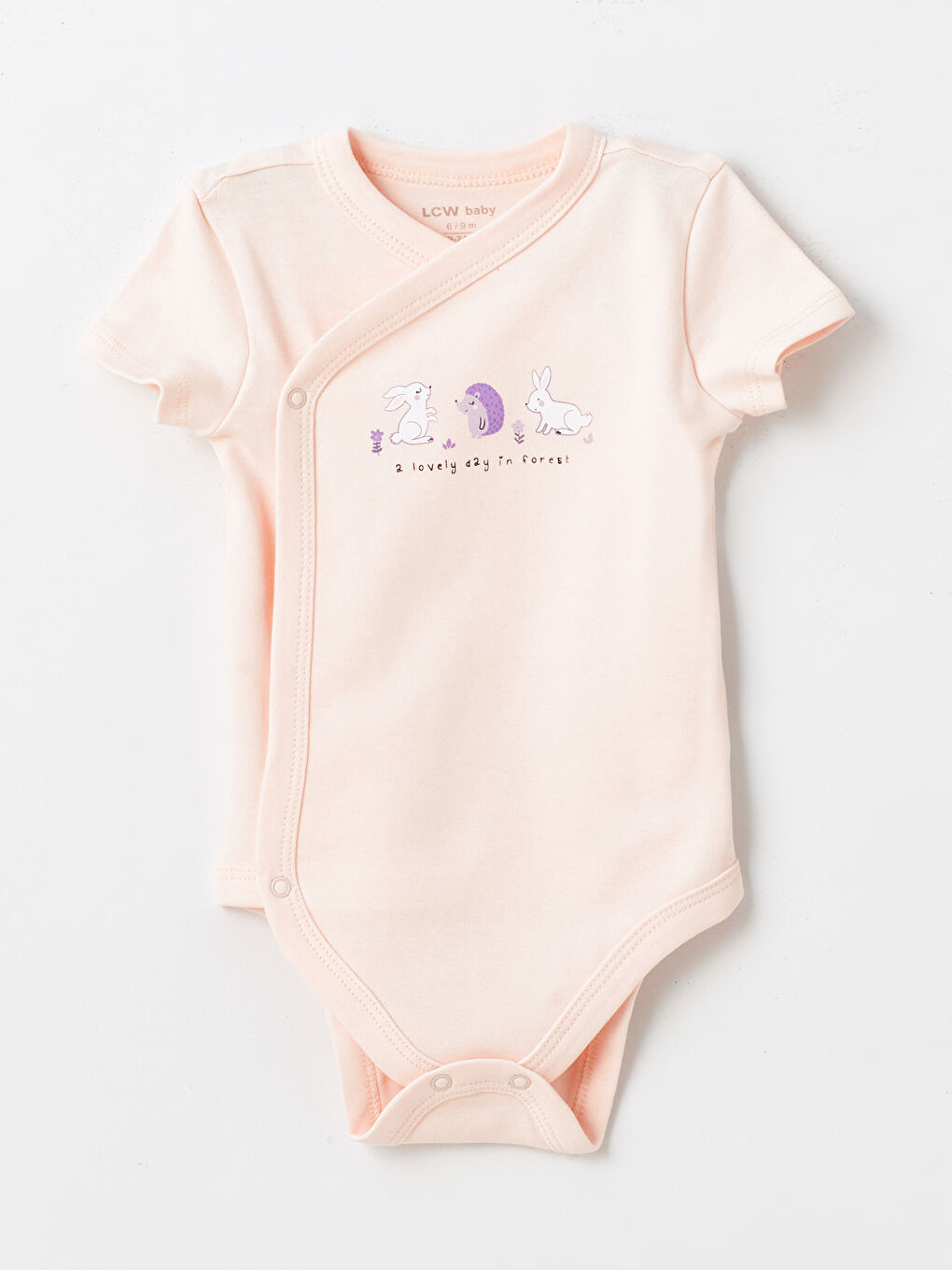 بادی نوزاد دختر فیت نرمال ال سی وایکیکی بیبی S49489Z1 | LCW baby - Image 2