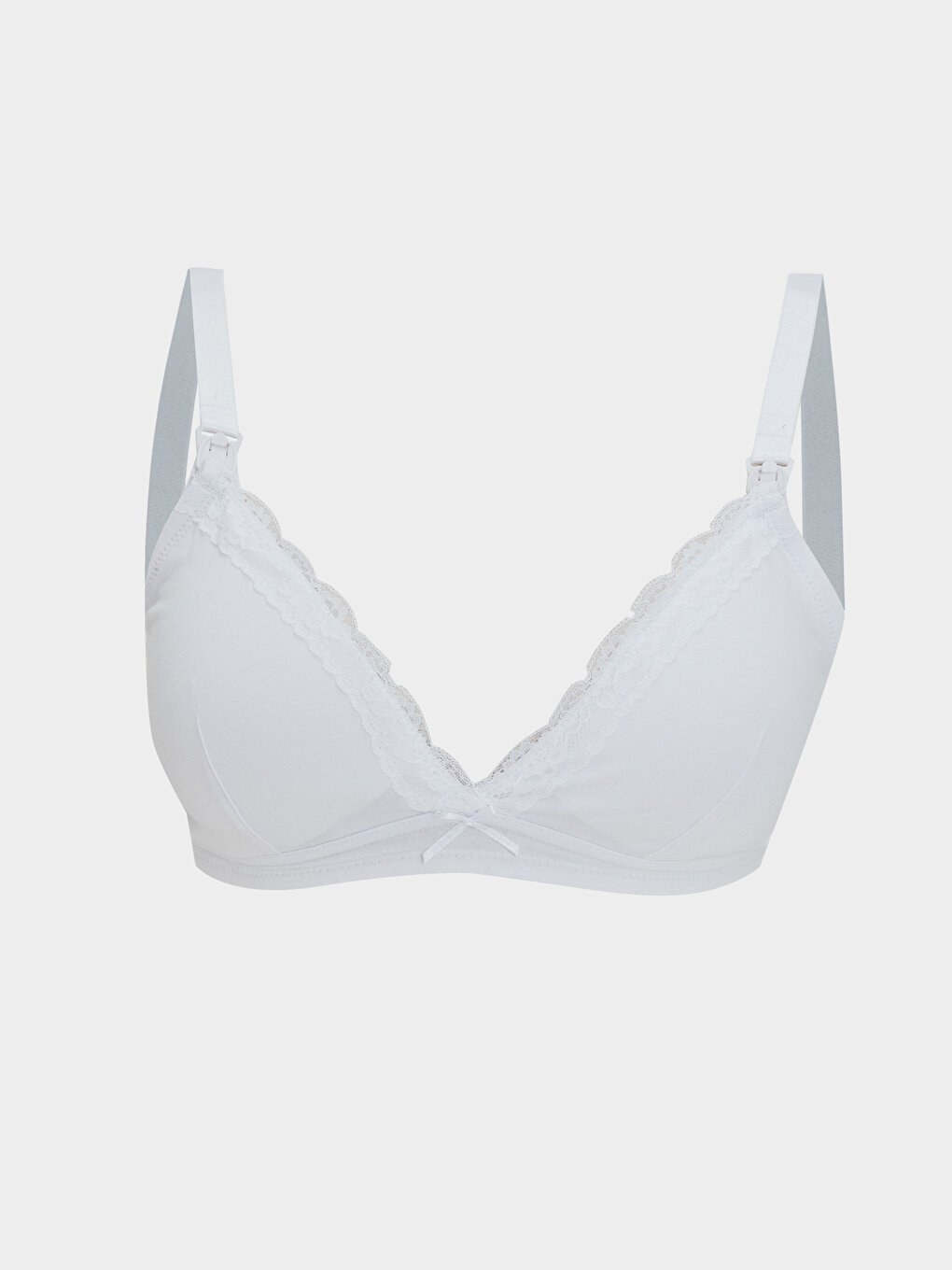 Non-wired Filled Lace Detailed Nursing Bra -S49698Z8-FFB