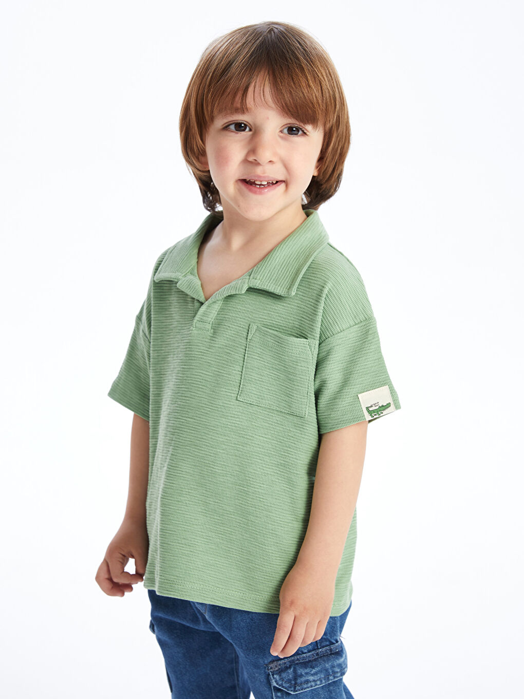 Baby boy polo neck top hotsell
