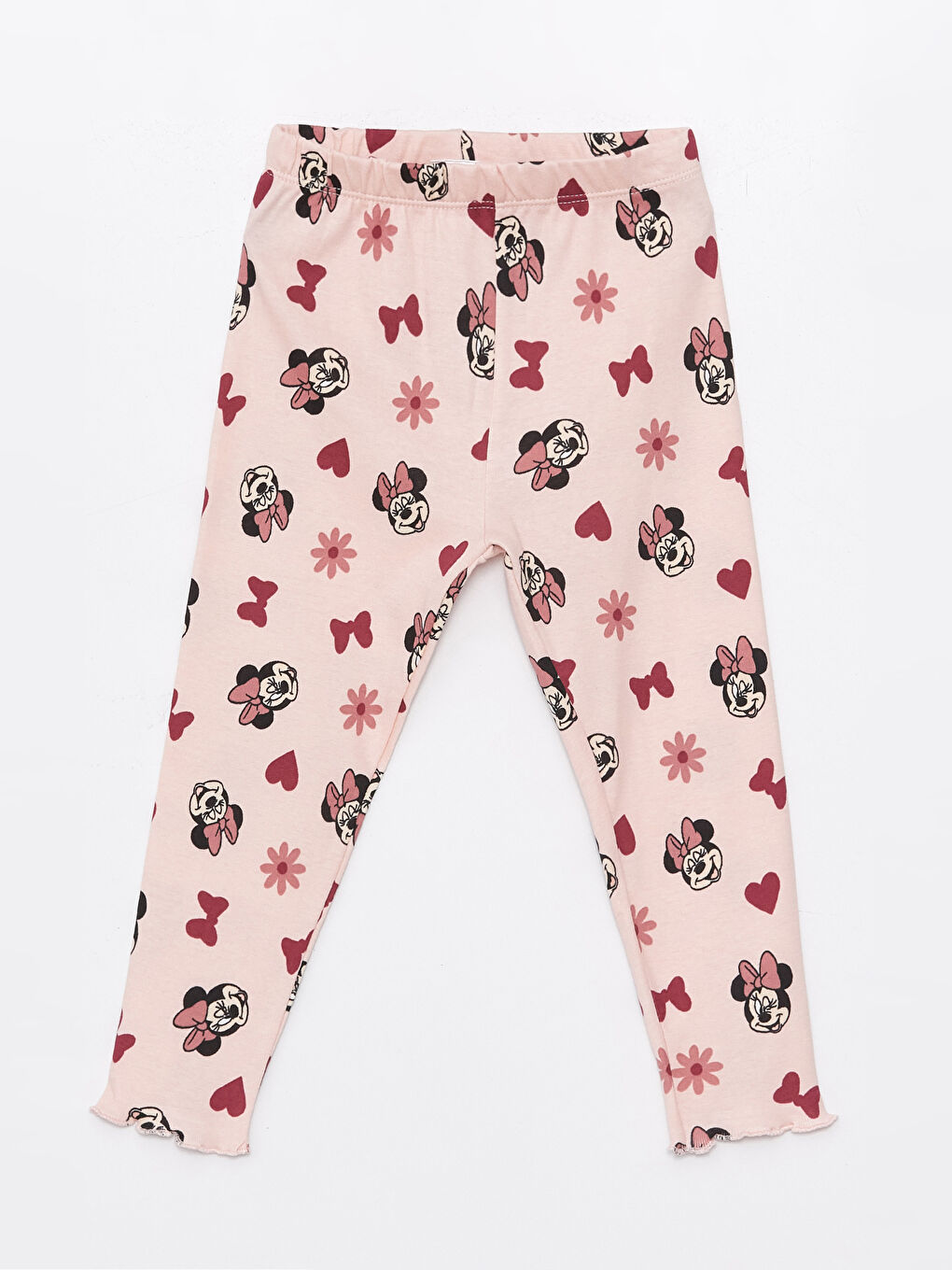 Crew Neck Long Sleeve Printed Baby Girl Pajama Set, 2Piece S4AO95Z1