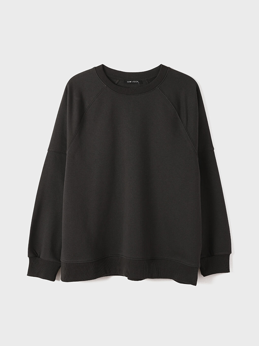 Thick black sweatshirt cheap