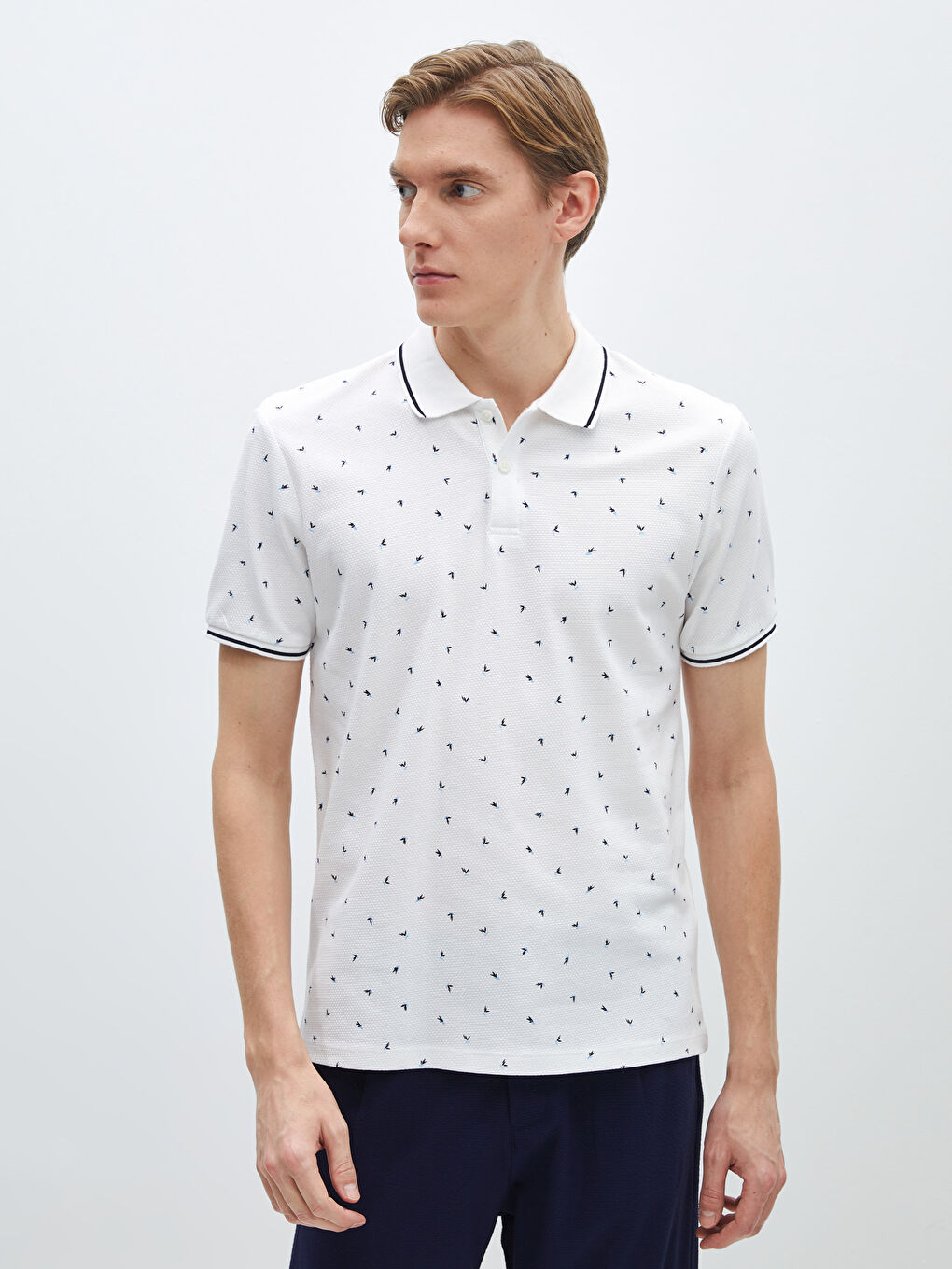 تی شرت مردانه اسلیم فیت ال سی وایکیکی ویژن S4BB78Z8 | LCW Vision - Image 2