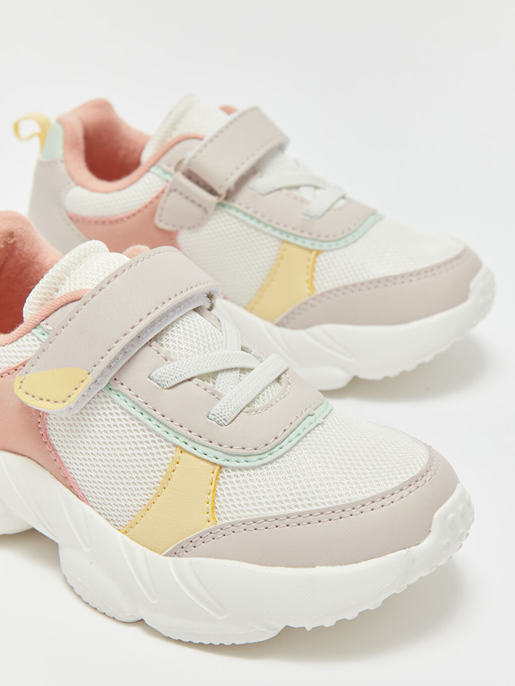 Lace and Velcro Baby Girl Active Sports Shoes S4BG78Z1 M0T S4BG78Z1 M0T LC Waikiki