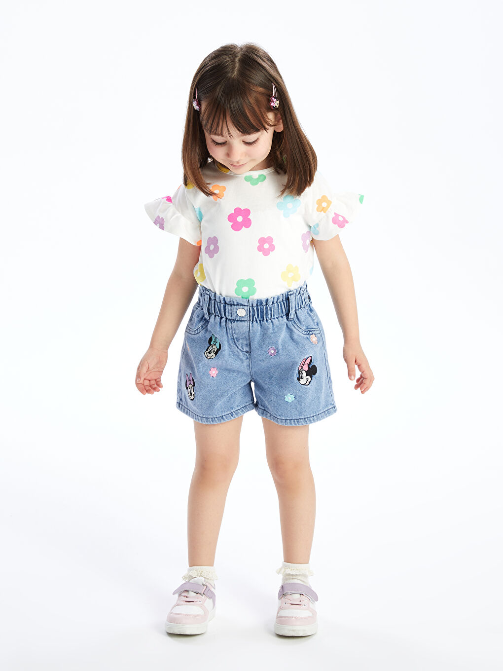 Minnie mouse denim best sale shorts