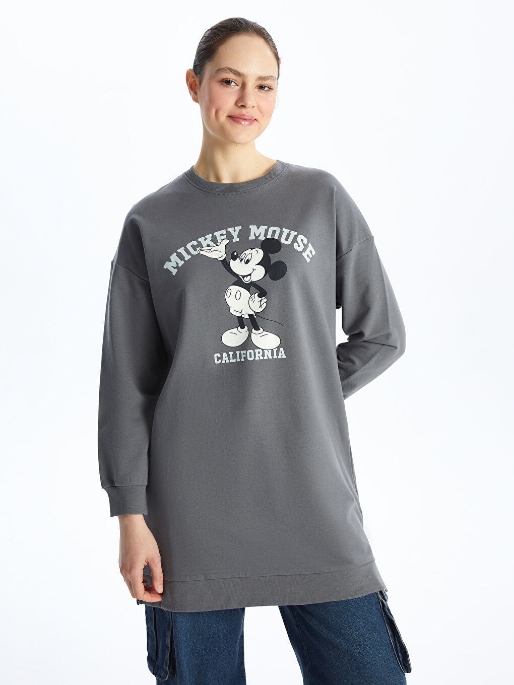 GRIS Tunique en Sweatshirt S4CC01Z8 H9V S4CC01Z8 H9V LC Waikiki