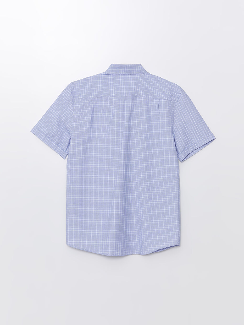 Regular Fit Short Sleeve Plaid Men's Shirt -S4CK23Z8-LLC - S4CK23Z8-LLC -  LC Waikiki