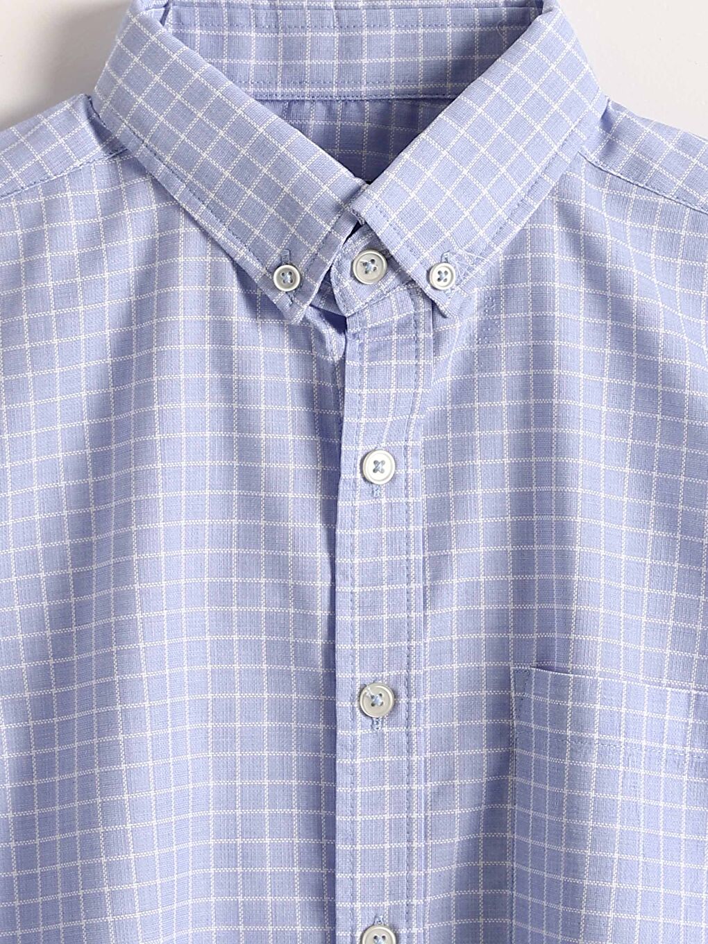 Regular Fit Short Sleeve Plaid Men's Shirt -S4CK23Z8-LLC