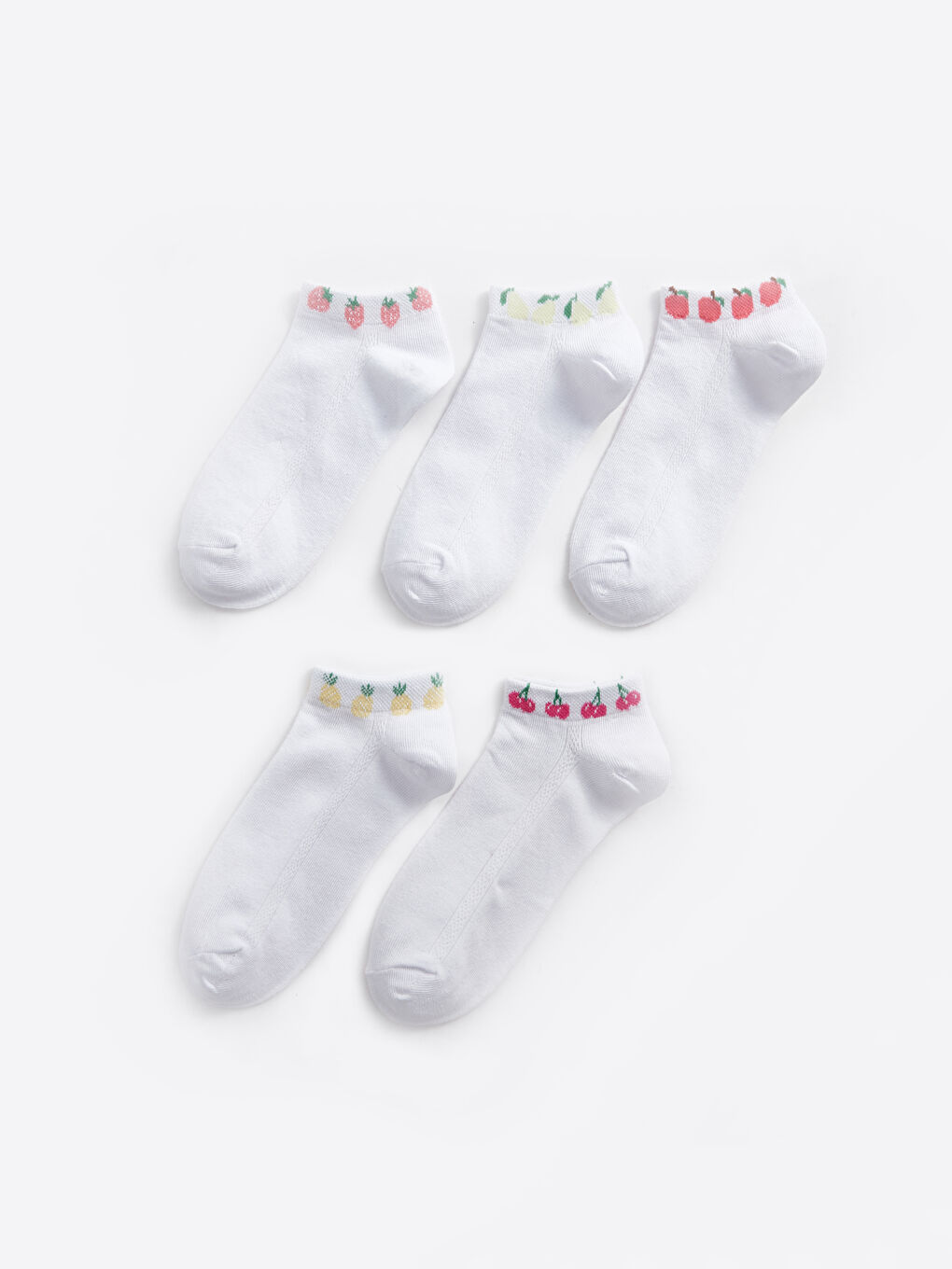 Patterned Girl Booties Socks 5 Pack S4CM35Z4 J5E S4CM35Z4 J5E LC Waikiki