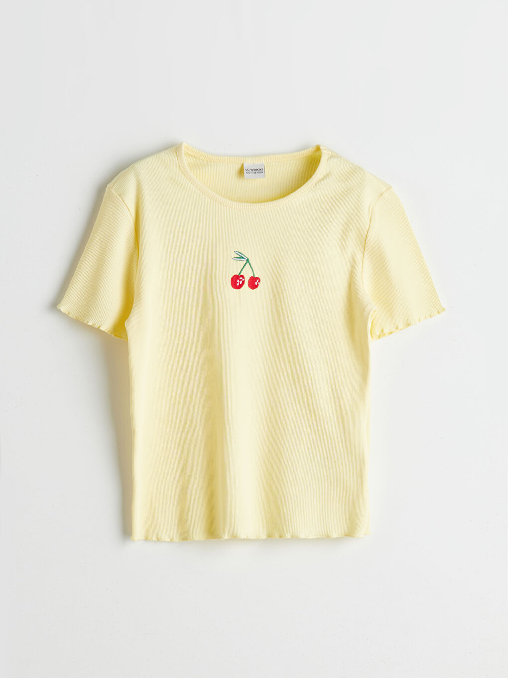 Lc Waikiki T Shirt Jaune Fille Tee Shirt Manches Longues Lc