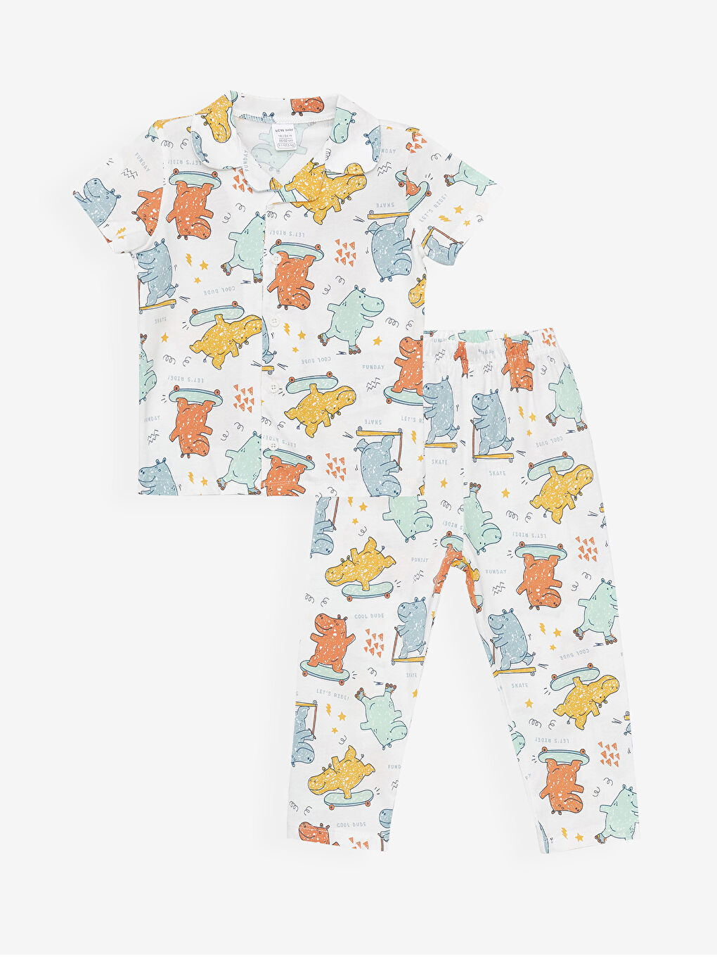 Baby boy short sleeve pyjamas 2025