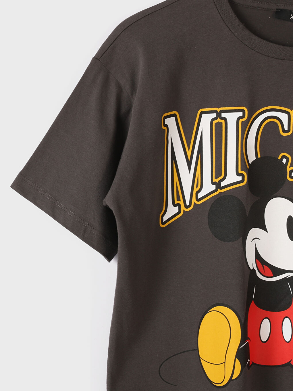 激安通販サイト Short Printed Mouse Mickey Neck Crew Sleeve T-shirt Women's 語学・辞書・学習参考書