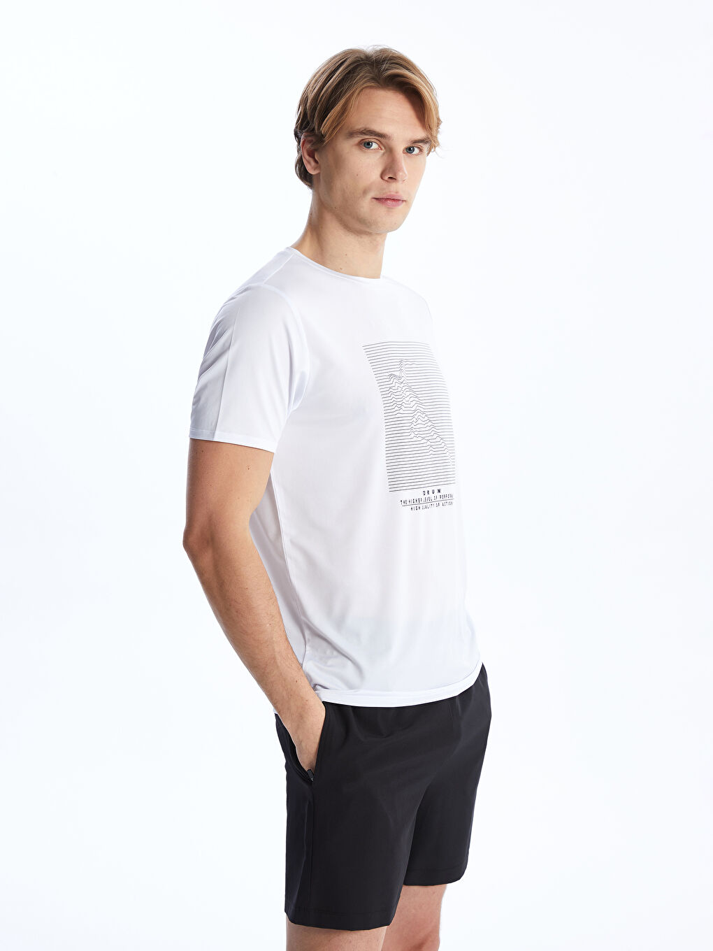 DRY TECH Crew Neck Short Sleeve Men s Sports T Shirt S4DN86Z8 Q6K S4DN86Z8 Q6K LC Waikiki