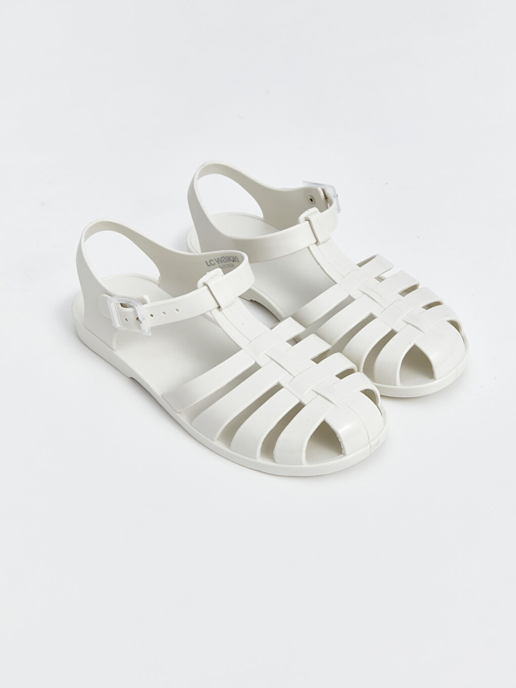 Closed Front Buckle Detail Women's Beach Sandals -S4DS18Z8