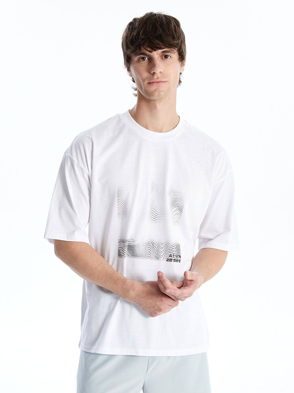 Ανδρικά ΛΕΥΚΟ T-shirt -S4DT64Z8-Q6K - S4DT64Z8-Q6K - LC Waikiki