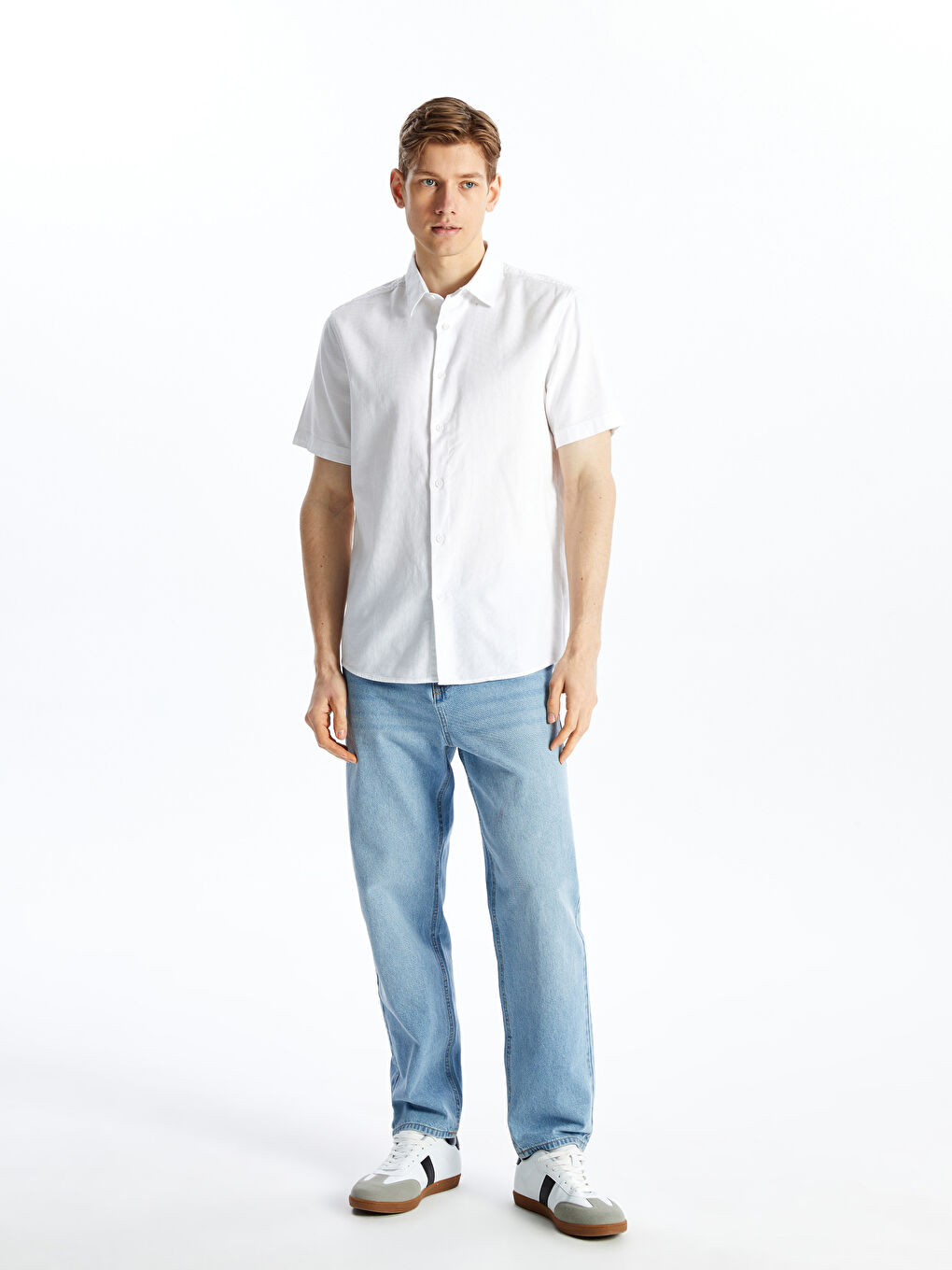 پیراهن مردانه فیت نرمال ال سی وایکیکی کژوال S4DV71Z8 | LCW Casual - Image 2