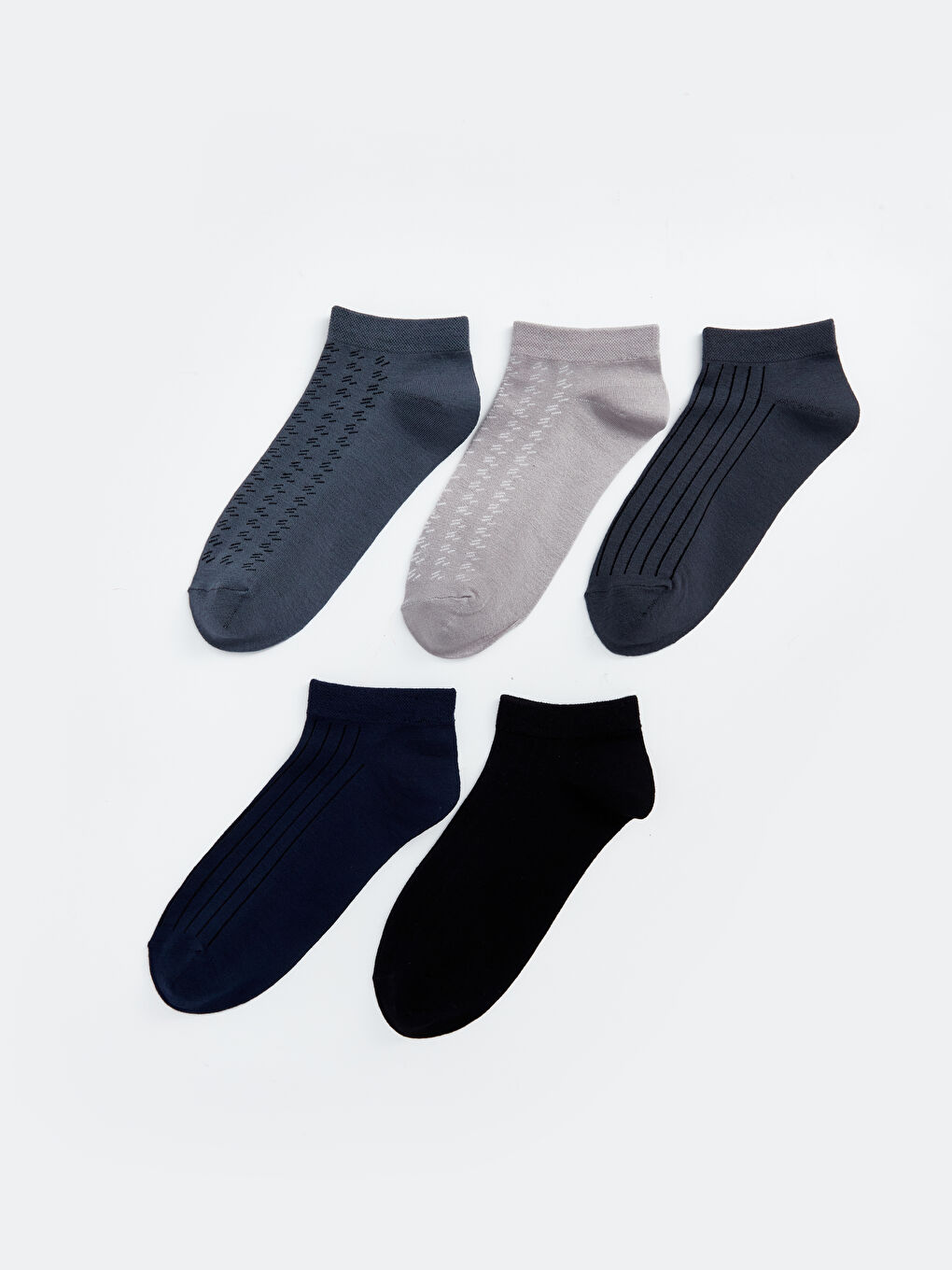 Patterned Men's Booties Socks 5 Pack -S4EH18Z8-K00 - S4EH18Z8-K00 - LC  Waikiki