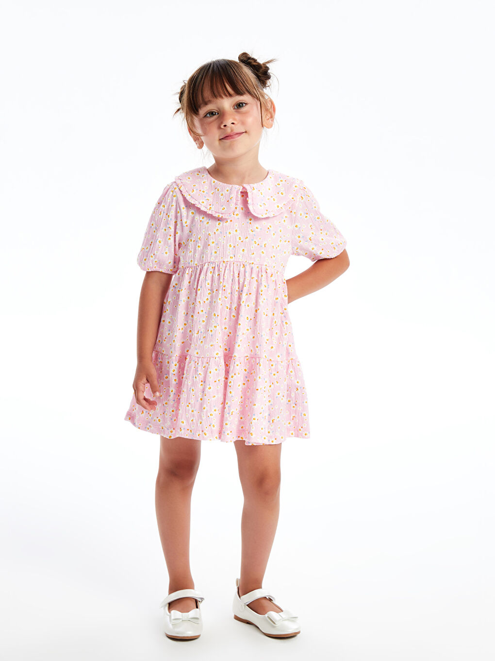 ワンピース pansy collar dress バイカラー ニット ワンピース 長袖 Prima Scherrer 全3色